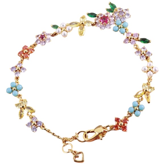 KATE SPADE • New Bloom Flower Butterfly Bracelet - Picture 4 of 5